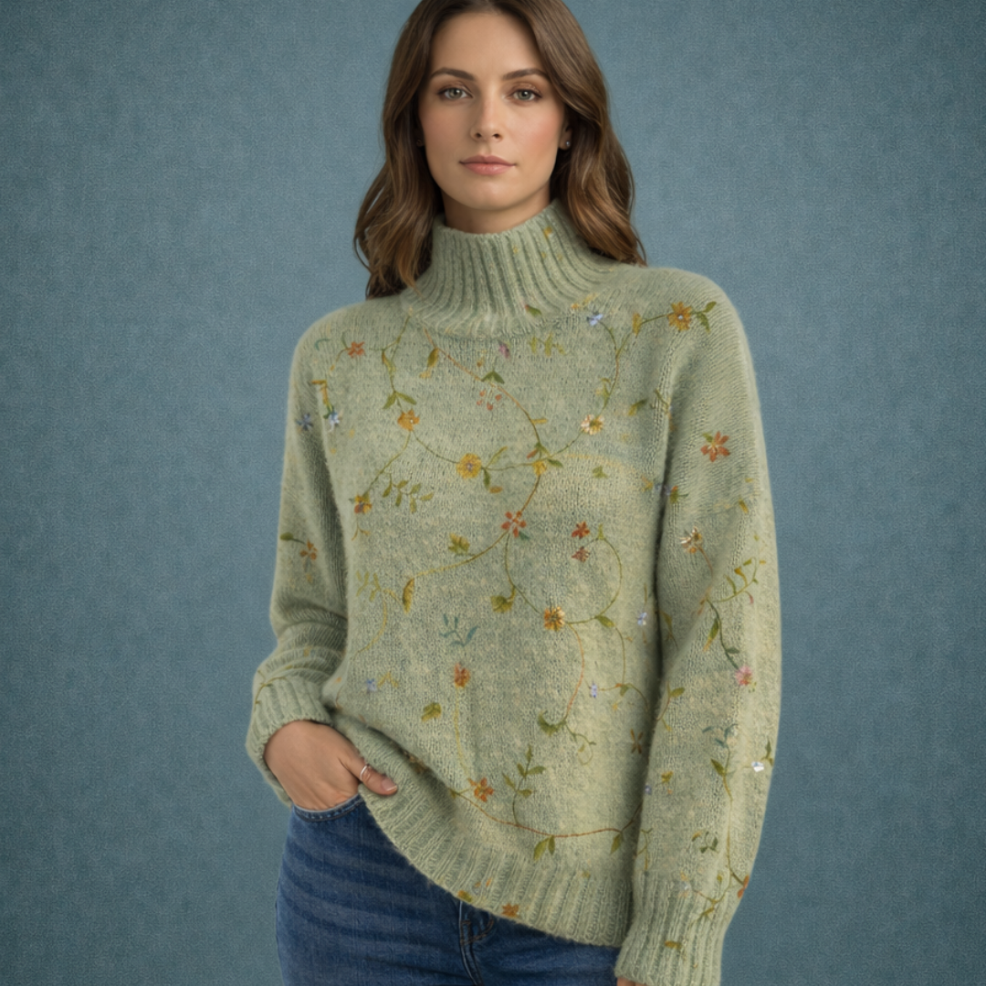 Beatriz - Un jersey floral