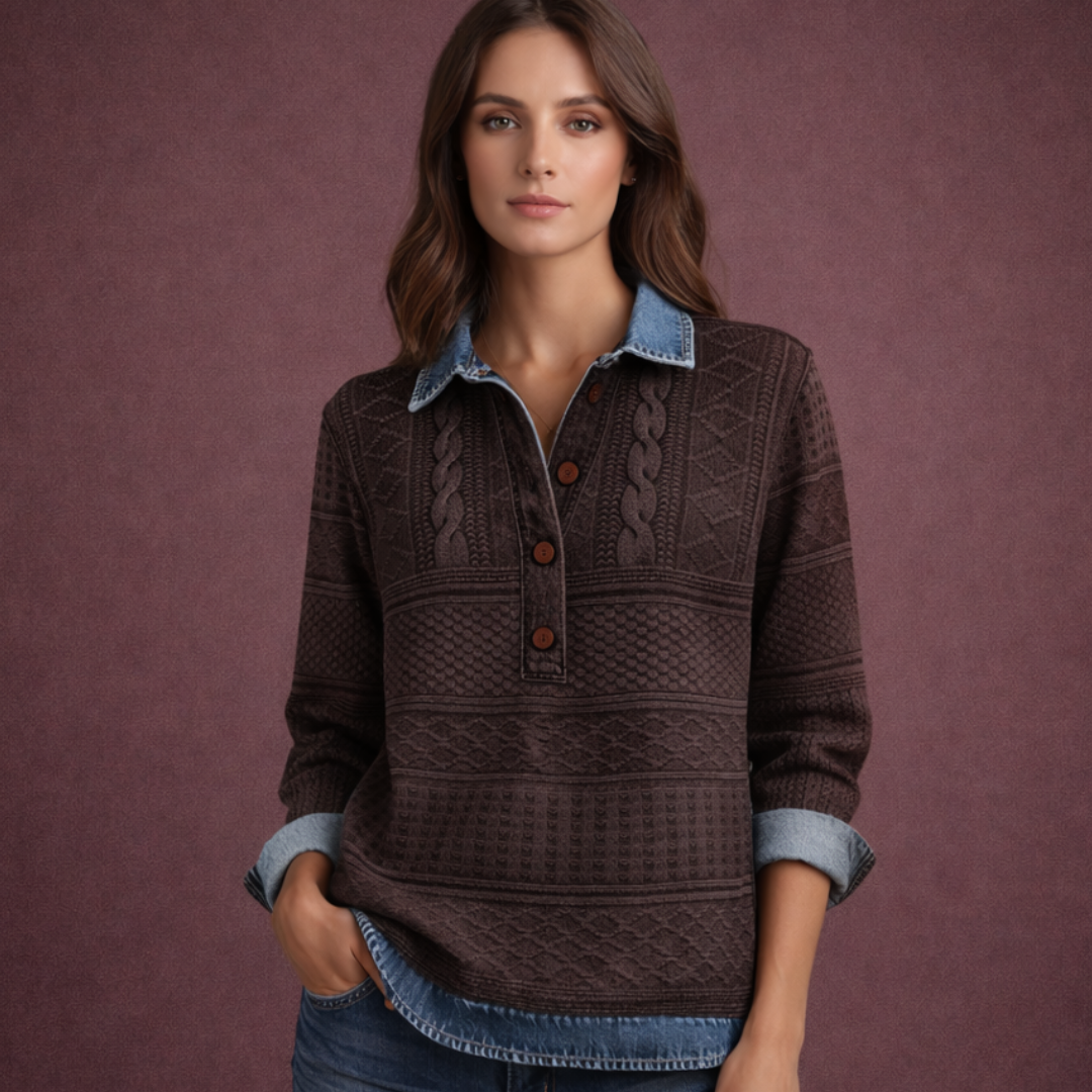 Sierra - Sudadera de punto trenzado