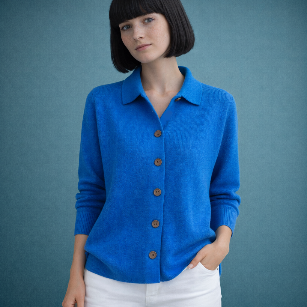 Sara - Cárdigan de punto con botones