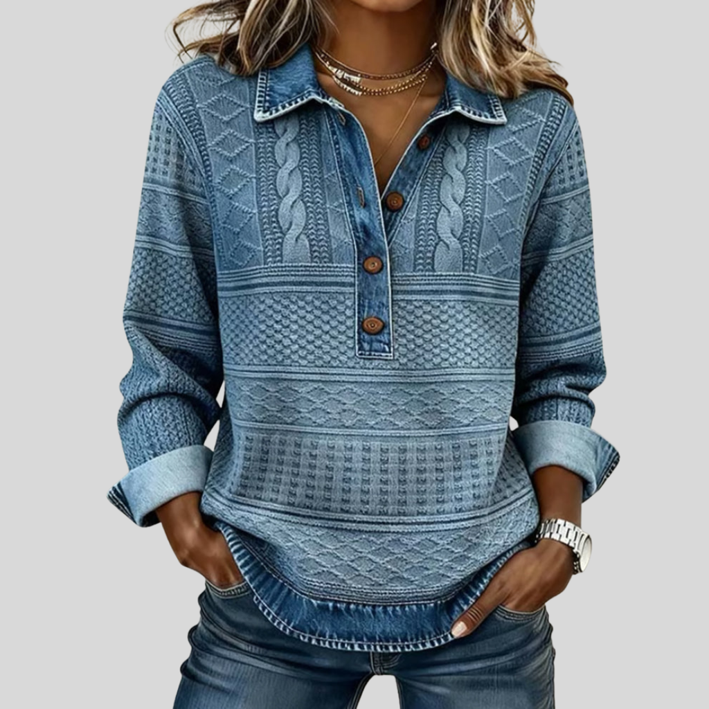 Sierra - Sudadera de punto trenzado