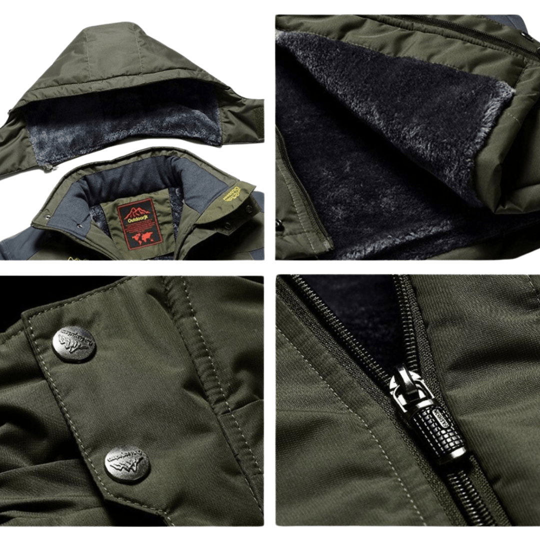 David - Chaqueta resistente e impermeable